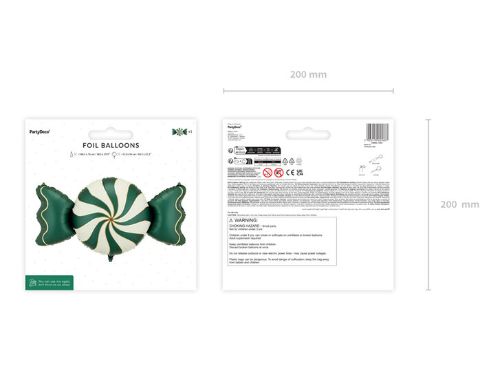 Mooideco - Candy - Green - 59 inch - PartyDeco