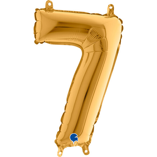 Number 7 - Gold - 14 inch - Grabo