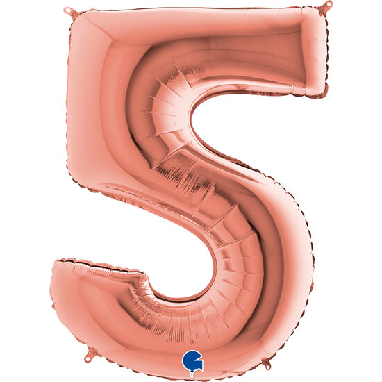 Number 5 - Rose Gold - 40 inch - Grabo