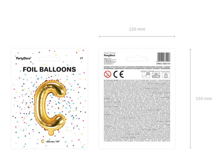 Letter - Goud - C