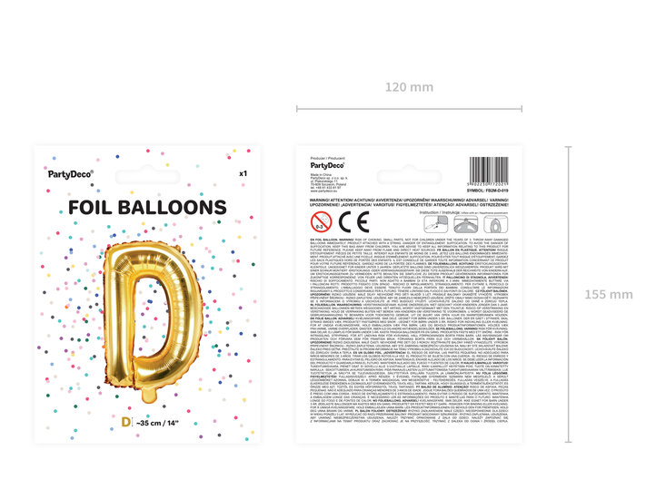 Letter - Goud - D