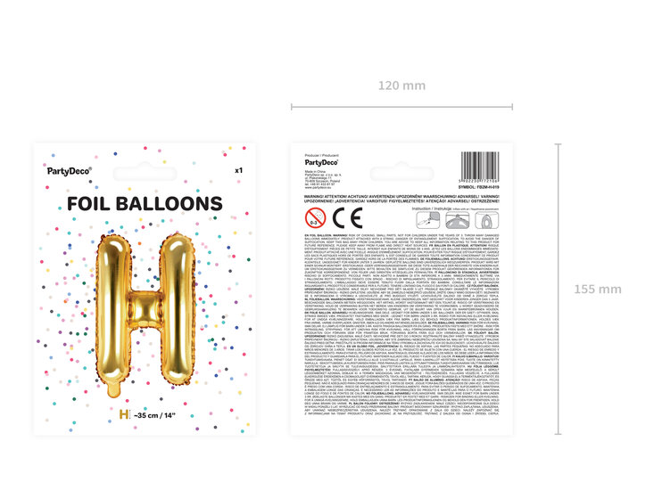 Letter - Goud - H