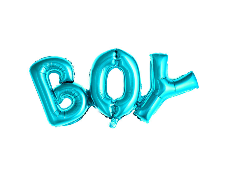 Mooideco - Boy Letter Blue - 26 Inch - Partydeco (1)