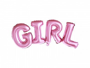 Mooideco - Girl Letter Pink - 29 Inch - Partydeco (1)