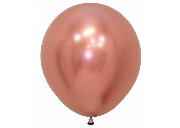 Mooideco - Chrome Rose Gold Sempertex 18 inch