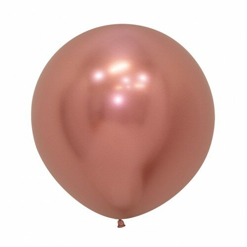 Mooideco - Chrome Rose Gold Sempertex 24 inch