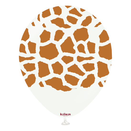 Mooideco - Safari giraffe - White - 12 inch - 25 stuks - Kalisan 
