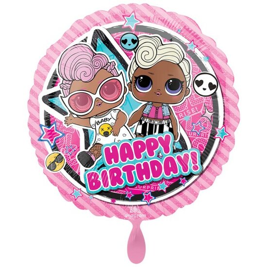 Mooideco - LOL Surprise - Happy birthday - 18 inch - Anagram balloons