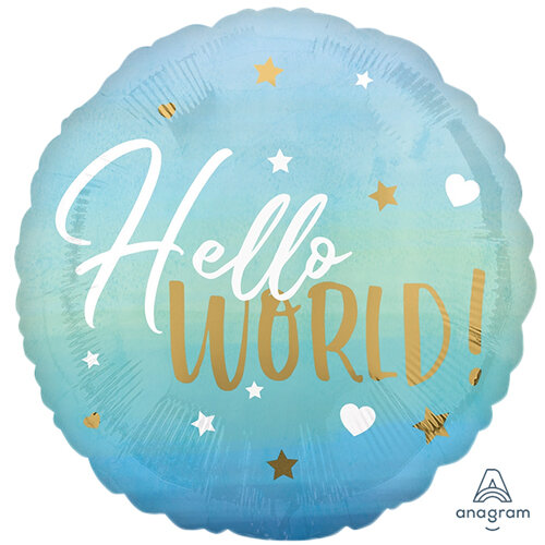 Mooideco - Hello world - Baby Boy - 18 inch - S40 Anagram (1)