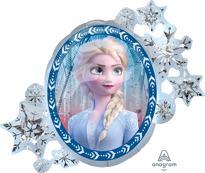Mooideco - Anna &amp; Elsa spiegel Frozen 2 - Disney - 30 inch - P38 Anagram (1)
