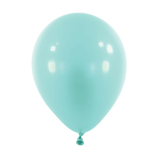 Mooideco - Fashion Caribbean Blue Anagram ballonnen 12 inch helium ballonnen