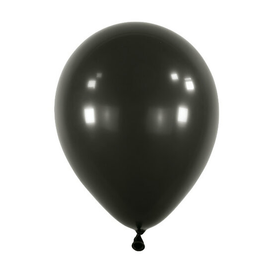 Mooideco - Fashion Jet Black Anagram ballonnen 18 inch grote helium ballonnen