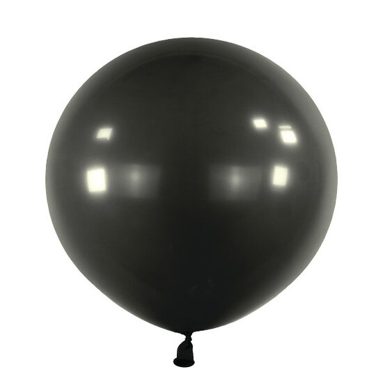 Mooideco - Fashion Jet Black Anagram ballonnen 24 inch grote helium ballonnen