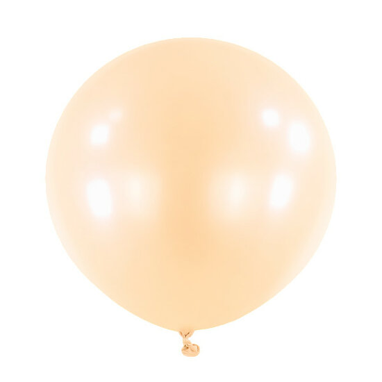 Mooideco - Macaron Peach Anagram ballonnen 24 inch grote helium ballonnen