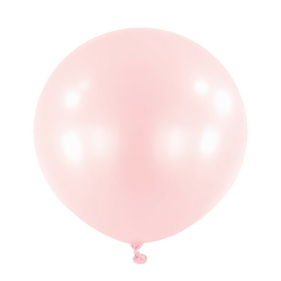 Mooideco - Macaron Pink Rose Anagram ballonnen 24 inch grote helium ballonnen