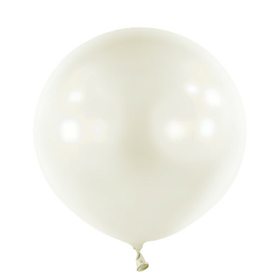 Mooideco - Pearl Frosty Wit Anagram ballonnen 24 inch grote helium ballonnen