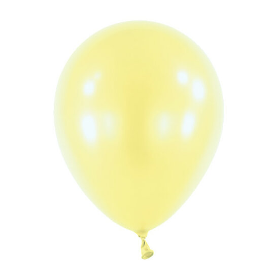 Mooideco - Pearl Light Yellow Anagram ballonnen 12 inch helium ballonnen