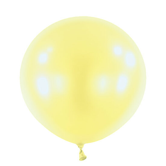 Mooideco - Pearl Light Yellow Anagram ballonnen 24 inch grote helium ballonnen