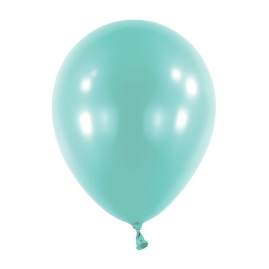 Mooideco - Pearl Caribbean Blue Anagram ballonnen 12 inch helium ballonnen