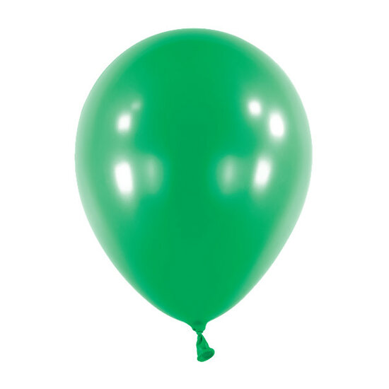 Mooideco - Metallic Festive green Anagram ballonnen 12 inch helium ballonnen