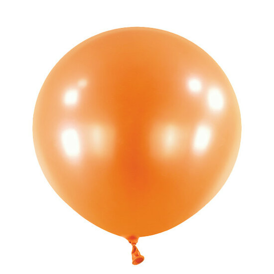 Mooideco - Metallic Tangerine orange Anagram ballonnen 24 inch grote helium ballonnen