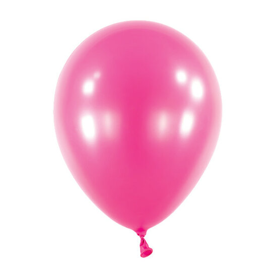 Mooideco - Metallic Hot Pink Anagram ballonnen 12 inch helium ballonnen
