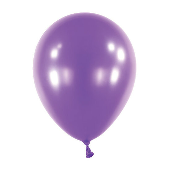 Mooideco - Metallic Purple Anagram ballonnen 12 inch helium ballonnen