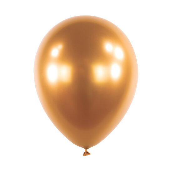Mooideco - Satin Luxe Amber Anagram ballonnen 5 inch