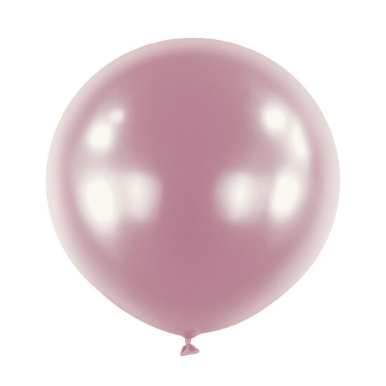 Mooideco - Satin Luxe Pastel Pink Anagram ballonnen 24 inch grote helium ballonnen