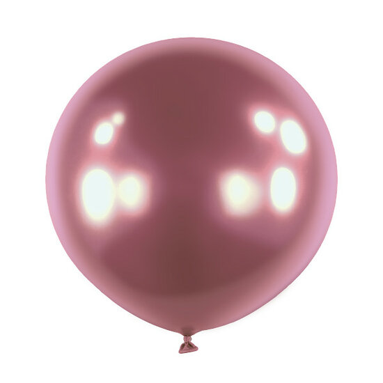 Mooideco - Satin Luxe Cherry Lacquer Pink Anagram ballonnen 24 inch grote helium ballonnen