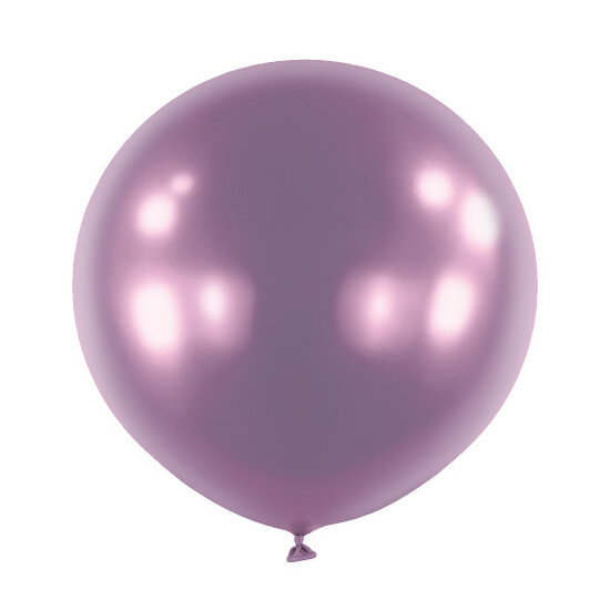 Mooideco - Satin Luxe Purple Royal Anagram ballonnen 24 inch grote helium ballonnen