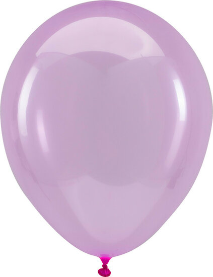 Mooideco - Crystal Clearz Magenta Anagram ballonnen 12 inch helium ballonnen