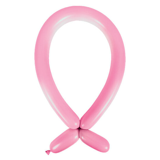 Mooideco - Standard Pink Anagram ballonnen 260 modeleer