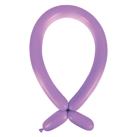 Mooideco - Standard Purple Anagram ballonnen 260 modeleer