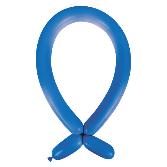 Mooideco - Fashion ocean blue Anagram ballonnen 260 modeleer