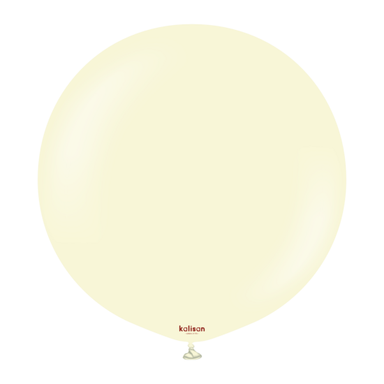 Mooideco - Kalisan Macaron Pale Yellow - 36 inch ballonnen