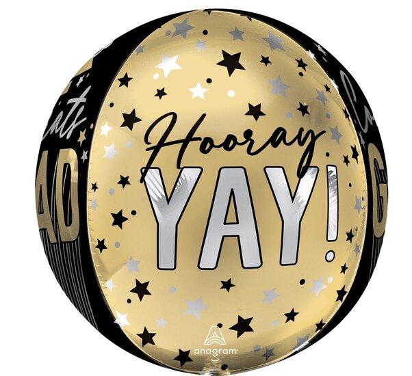 Mooideco - Orbz - Stripes on stripes Grad - Geslaagd - 16 inch - G20 Anagram