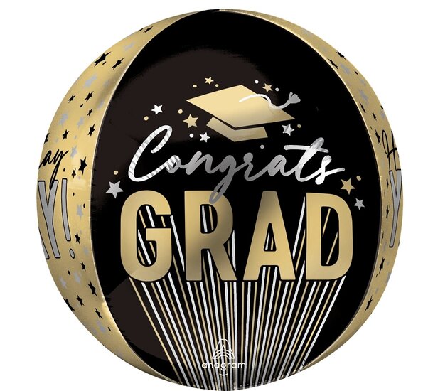 Mooideco - Orbz - Stripes on stripes Grad - Geslaagd - 16 inch - G20 Anagram