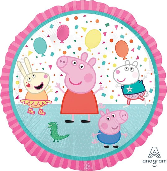 Mooideco - Peppa Pig - Happy birthday - 18 inch - S60 Anagram