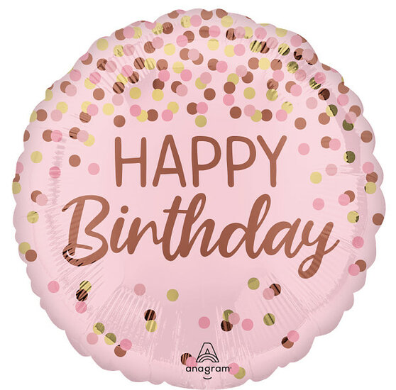 Mooideco - Pretty Pink Birthday - Happy birthday - 18 inch - Anagram