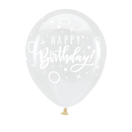 Mooideco - R12 - Bday dots &amp; sparkles - Crystal Clearz Clear - B30 Anagram