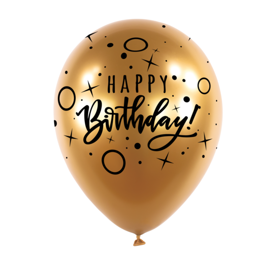 Mooideco - R12 - Bday dots &amp; sparkles - Satin Luxe Gold Sateen - B20 Anagram