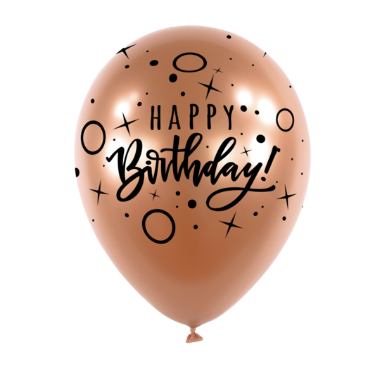 Mooideco - R12 - Bday dots &amp; sparkles - Satin Luxe Rose Copper - B20 Anagram