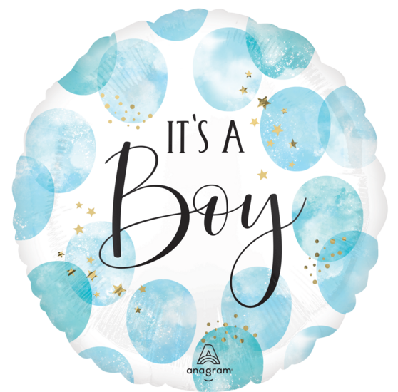 Mooideco - Watercolor Blue - Baby Boy - 28 inch - P32 Anagram