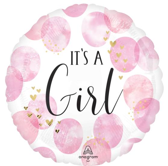 Mooideco - Watercolor Pink - Baby Girl - 28 inch - P32 Anagram
