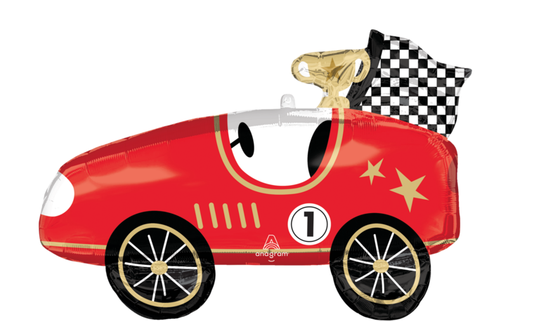 Mooideco - Race Cars - 31 inch - P35 Anagram Balloons