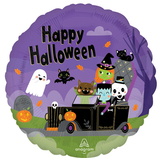Monster Mingle Halloween - Standard Circle - Halloween - 18 inch - S40 - Anagram(1)