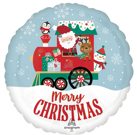 North Pole Express Christmas - Standard HX - Christmas - 18 inch - S40 - Anagram Balloons (1)