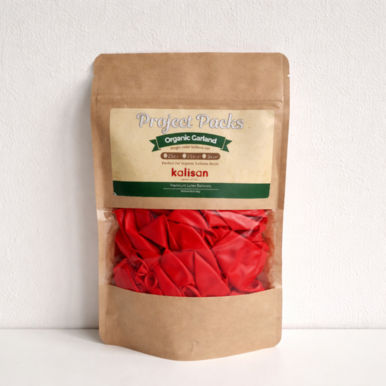 Mooideco - Project pack - Organic balloons - Red - Kalisan balloons