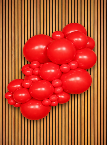 Mooideco - Project pack - Organic balloons - Red - Kalisan balloons